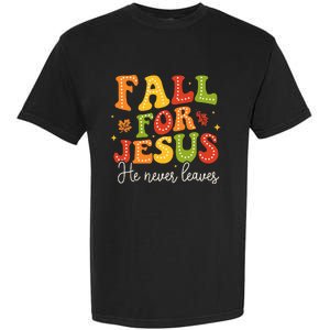 Christian Sayings Halloween Fall For Jesus Religious Garment-Dyed Heavyweight T-Shirt