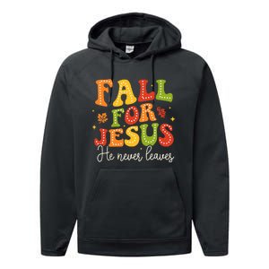 Christian Sayings Halloween Fall For Jesus Religious Performance Fleece Hoodie