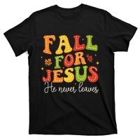 Christian Sayings Halloween Fall For Jesus Religious T-Shirt