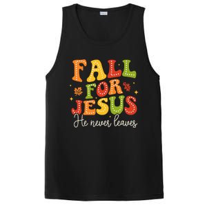 Christian Sayings Halloween Fall For Jesus Religious PosiCharge Competitor Tank