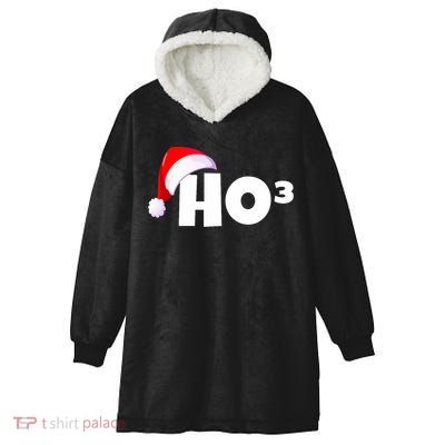 Christmas Santa Hohoho Math & Physics Joke Hooded Wearable Blanket