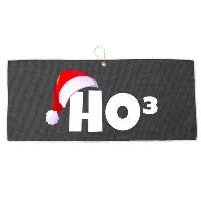 Christmas Santa Hohoho Math & Physics Joke Large Microfiber Waffle Golf Towel