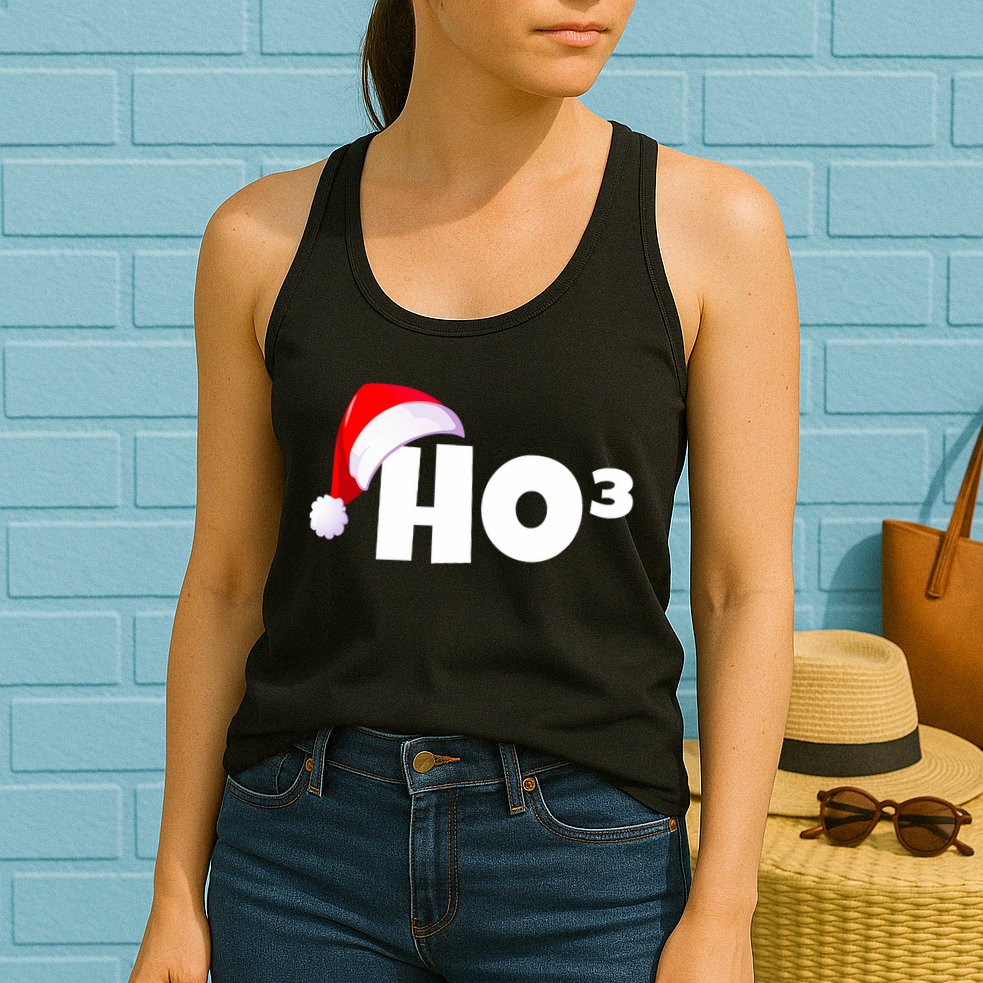 Christmas Santa Hohoho Math & Physics Joke Womens Tank Top