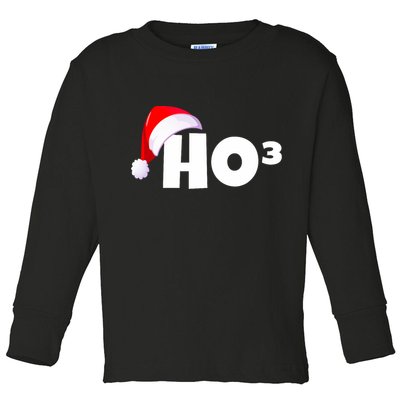 Christmas Santa Hohoho Math & Physics Joke Toddler Long Sleeve Shirt