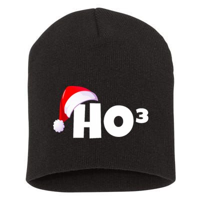 Christmas Santa Hohoho Math & Physics Joke Short Acrylic Beanie