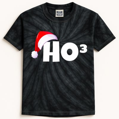 Christmas Santa Hohoho Math & Physics Joke Kids Tie-Dye T-Shirt