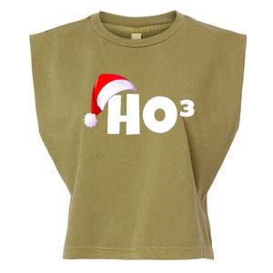 Christmas Santa Hohoho Math & Physics Joke Garment-Dyed Women's Muscle Tee