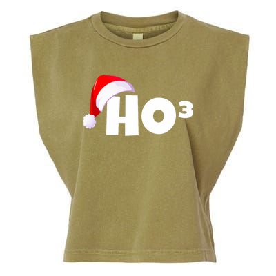 Christmas Santa Hohoho Math & Physics Joke Garment-Dyed Women's Muscle Tee