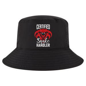 Certified Snake Handler Snakes Owner Zookeeper Herpetology Cool Comfort Performance Bucket Hat