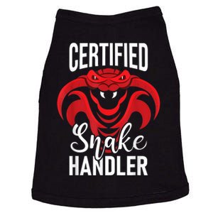 Certified Snake Handler Snakes Owner Zookeeper Herpetology Doggie Tank