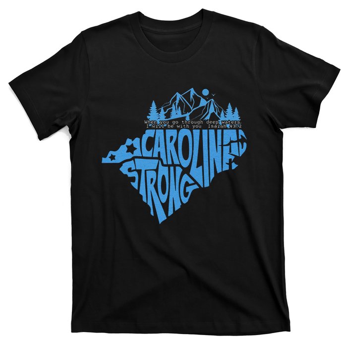 Carolina Strong Hurricane Relief Western Nc T-Shirt