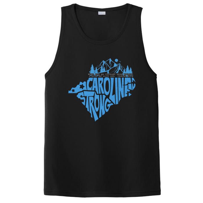 Carolina Strong Hurricane Relief Western Nc PosiCharge Competitor Tank