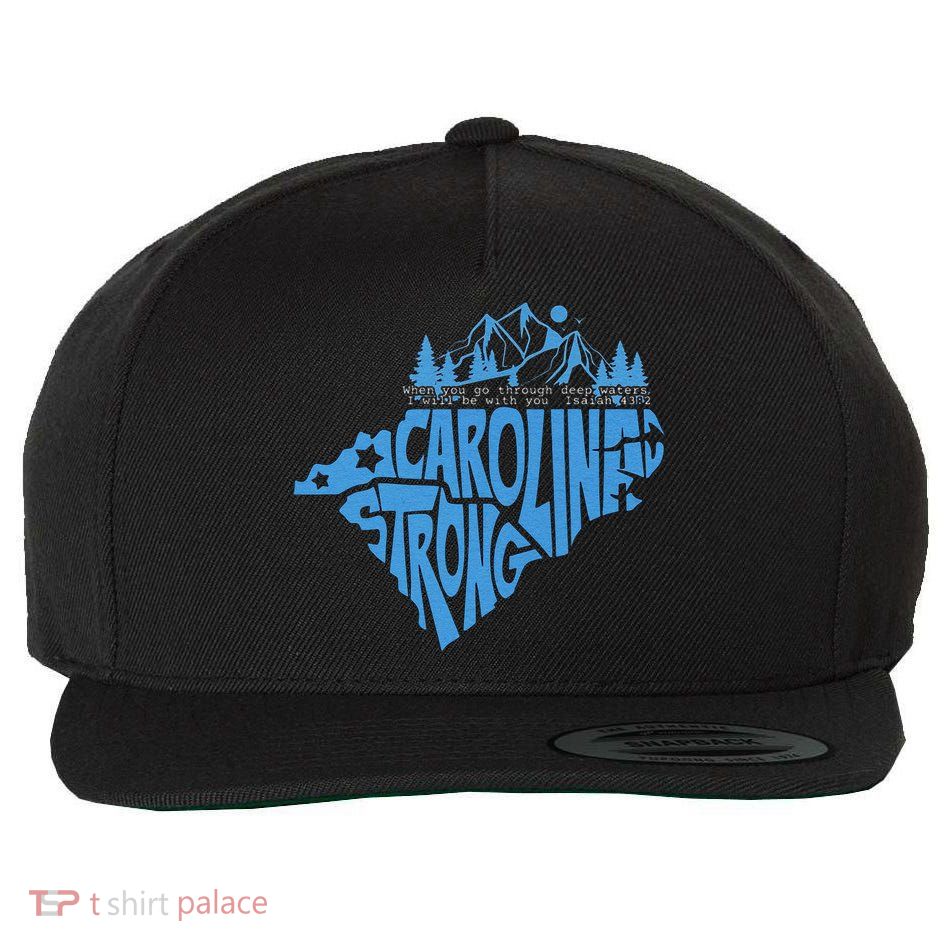 Carolina Strong Hurricane Relief Western Nc Wool Snapback Cap