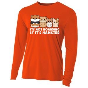 Cute Syrian Hamster Its Not Hoarding If Its Hamsters Cute Gift Cooling Performance Long Sleeve Crew