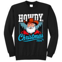 Cowboy Santa Howdy Christmas 2024 Sweatshirt