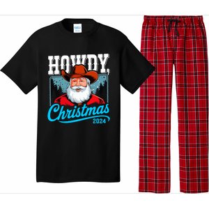 Cowboy Santa Howdy Christmas 2024 Pajama Set