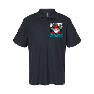 Cowboy Santa Howdy Christmas 2024 Softstyle Adult Sport Polo