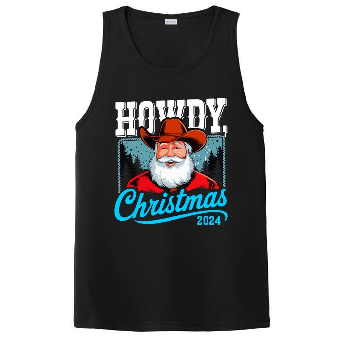 Cowboy Santa Howdy Christmas 2024 PosiCharge Competitor Tank