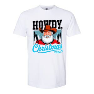 Cowboy Santa Howdy Christmas 2024 Softstyle CVC T-Shirt