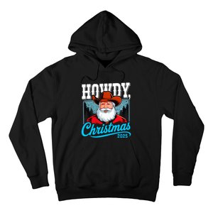 Cowboy Santa Howdy Christmas 2025 Hoodie