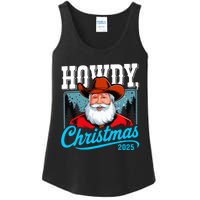 Cowboy Santa Howdy Christmas 2025 Ladies Essential Tank