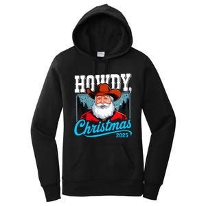 Cowboy Santa Howdy Christmas 2025 Women's Pullover Hoodie