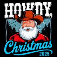 Cowboy Santa Howdy Christmas 2025 Baby Bodysuit