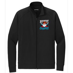 Cowboy Santa Howdy Christmas 2025 Stretch Full-Zip Cadet Jacket