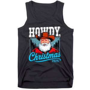 Cowboy Santa Howdy Christmas 2025 Tank Top