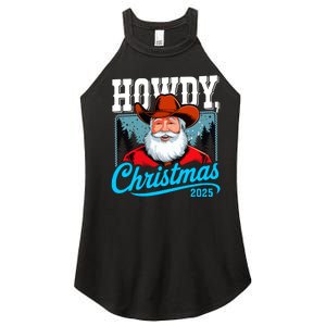 Cowboy Santa Howdy Christmas 2025 Women's Perfect Tri Rocker Tank