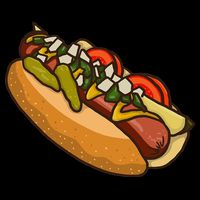 Chicago Style Hot Dog Lover Cooling Performance Crew T-Shirt