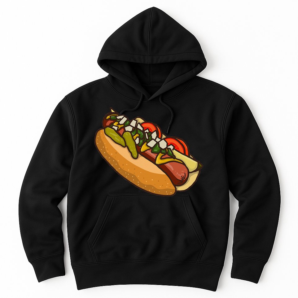 Chicago Style Hot Dog Lover Hoodie
