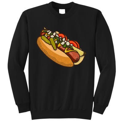 Chicago Style Hot Dog Lover Sweatshirt