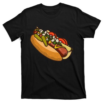 Chicago Style Hot Dog Lover T-Shirt