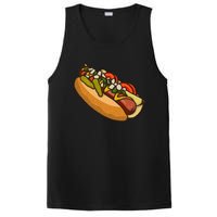 Chicago Style Hot Dog Lover PosiCharge Competitor Tank