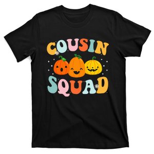 Cousin Squad Halloween Cousin Crew Funny Halloween Pumpkins T-Shirt