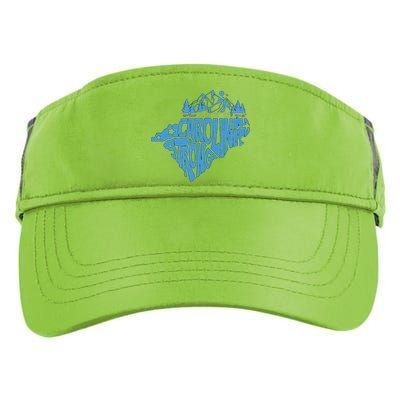 Carolina Strong Hurricane Relief Western Nc Adult Drive Performance Visor