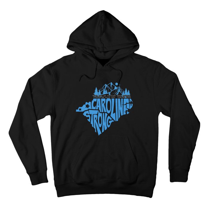 Carolina Strong Hurricane Relief Western Nc Hoodie