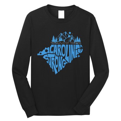 Carolina Strong Hurricane Relief Western Nc Long Sleeve Shirt