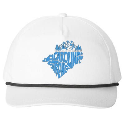 Carolina Strong Hurricane Relief Western Nc Snapback Five-Panel Rope Hat