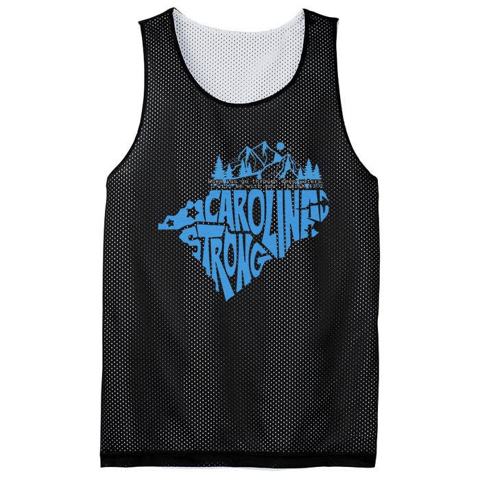 Carolina Strong Hurricane Relief Western Nc Mesh Reversible Basketball Jersey Tank