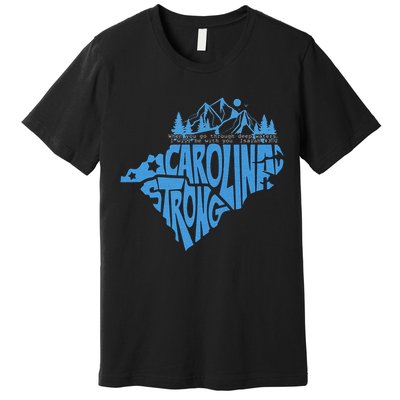 Carolina Strong Hurricane Relief Western Nc Premium T-Shirt