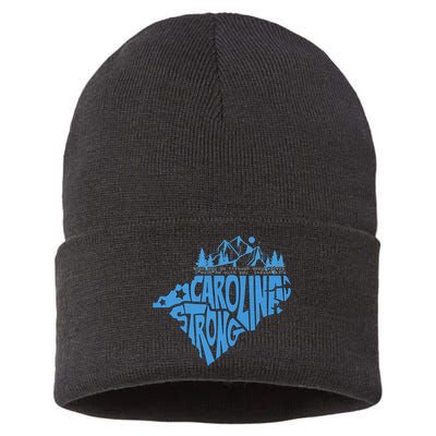 Carolina Strong Hurricane Relief Western Nc Sustainable Knit Beanie