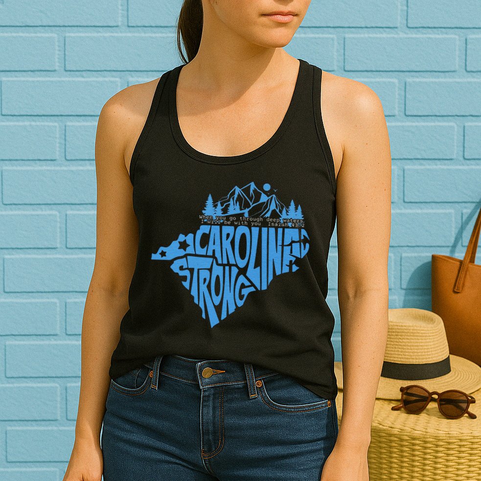 Carolina Strong Hurricane Relief Western Nc Womens Tank Top