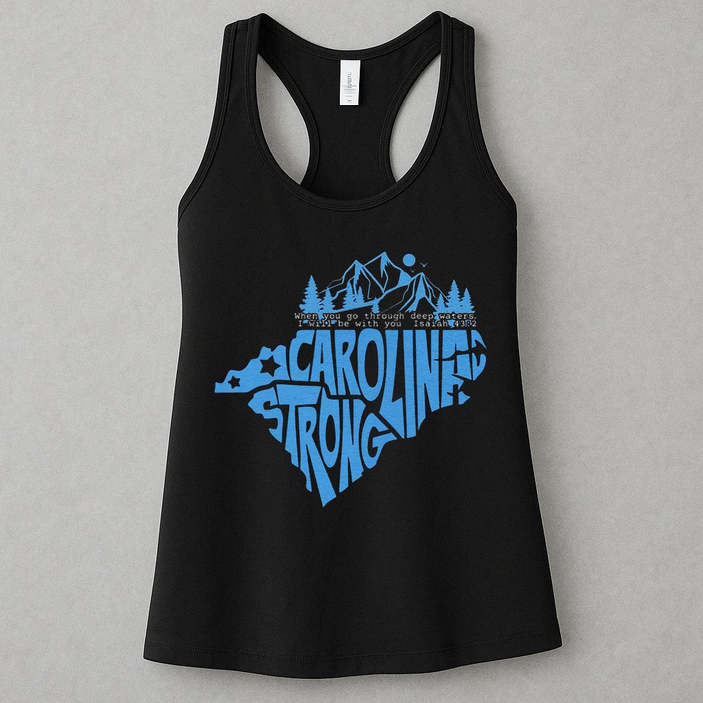 Carolina Strong Hurricane Relief Western Nc Womens Tank Top