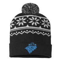 Carolina Strong Hurricane Relief Western Nc USA-Made Snowflake Beanie