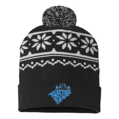 Carolina Strong Hurricane Relief Western Nc USA-Made Snowflake Beanie