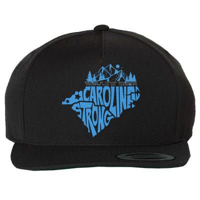 Carolina Strong Hurricane Relief Western Nc Wool Snapback Cap