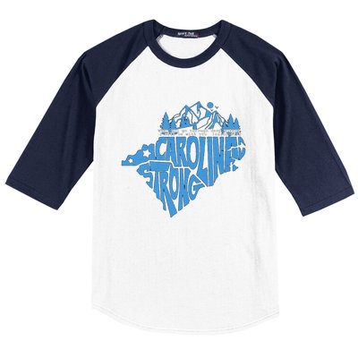 Carolina Strong Hurricane Relief Western Nc Baseball Sleeve Shirt