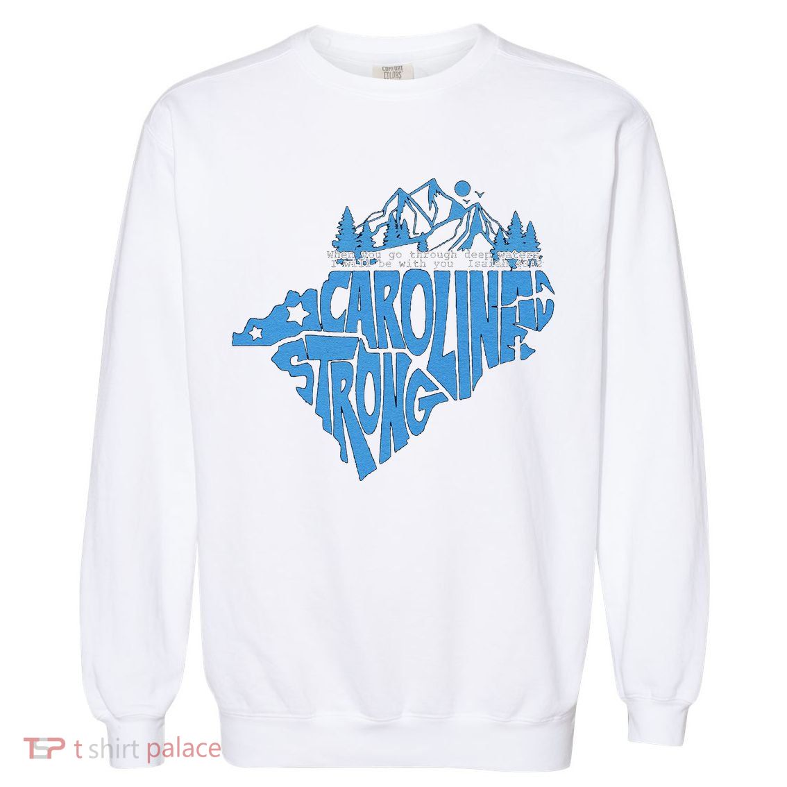 Carolina Strong Hurricane Relief Western Nc Garment-Dyed Sweatshirt